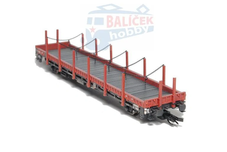 Nízkostěnný vůz Nsk 10 ČSD 1:120