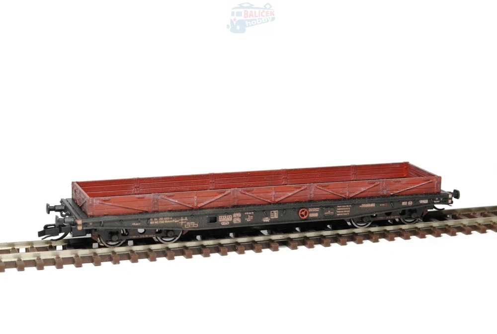 Nízkostěnný vůz Rlmm/Paon 10 ČSD 1:120