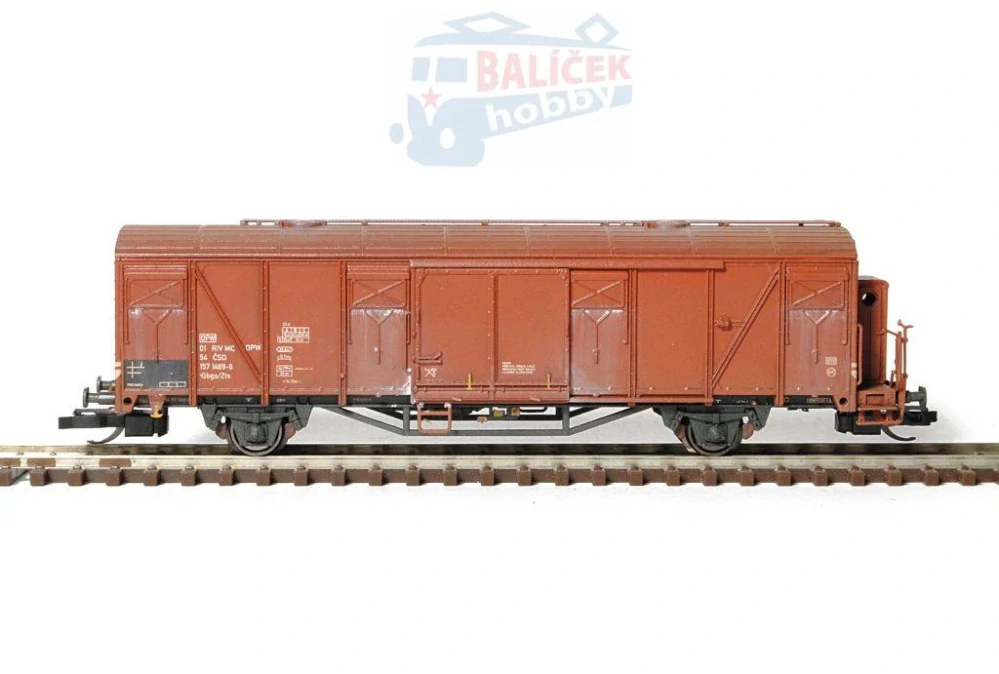 Krytý vůz Gbgs/Zts 10 ČSD 1:120