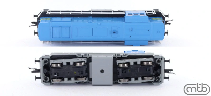 TT - dieselová lokomotiva Kocour T448.0527 ČSD