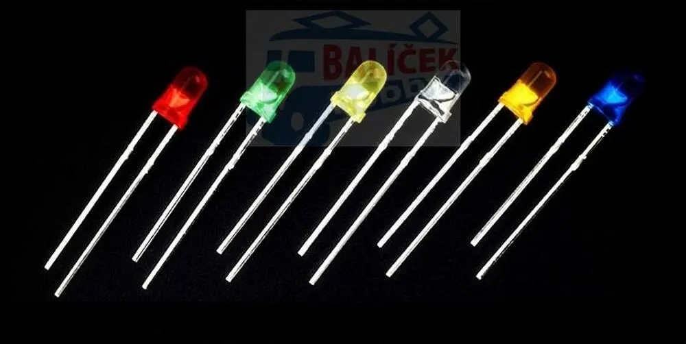 Led dioda - 3mm - červená