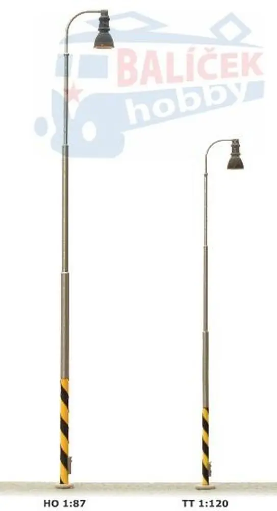 TT - Nádražní lampa typ C - žluté světlo