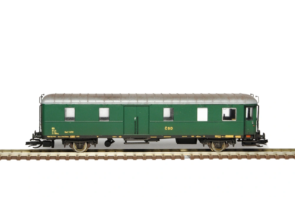 Služební vůz Dsd „Rybák“ bez vyhlídky ČSD 1:120