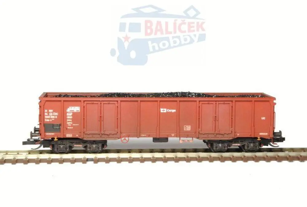 Otevřený vůz Eas-u 53 ČD/ČDC 1:120