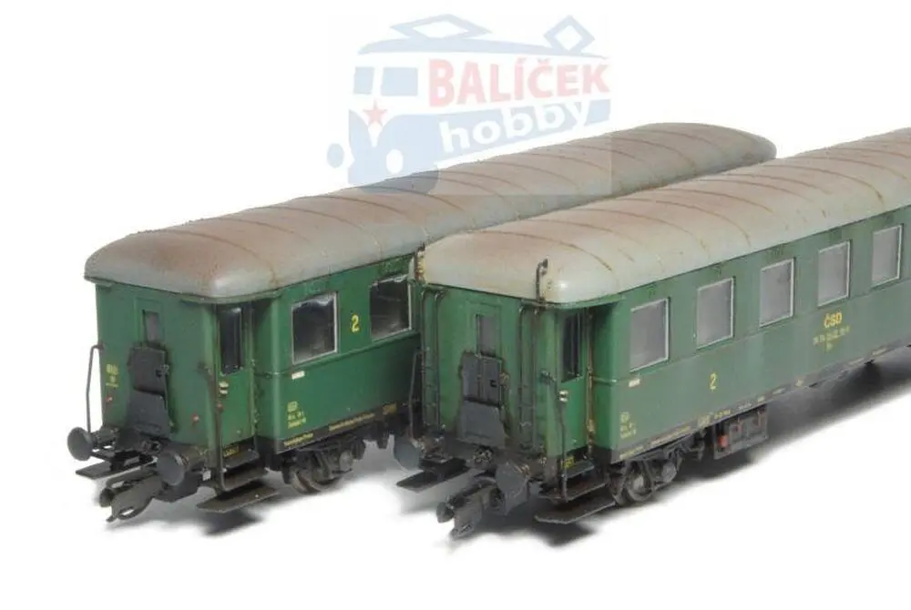 Osobní vůz Be „Rybák“ ČSD, 8 oken 1:120