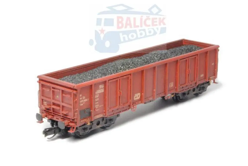 Otevřený vůz Eas 11 ČD/ČDC 1:120