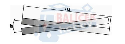 82160 Tillig H0 Bahn - K 15 - křižovatka 15°