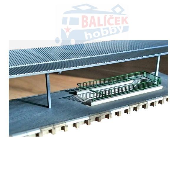 H0 – Nástupiště ukončovací díl 