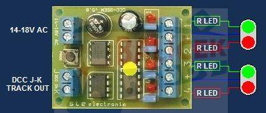 Dekodér pro návěstidlo DCC-2Sem / STE 005