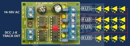 Efektový dekodér DCC-ED2 Neonlight / STE 017