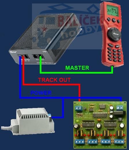 výhybkový dekodér DCC-4DEC4-opto / STE 043