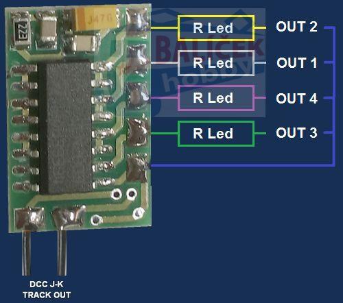 Dekodér pro vozy a lokomotivy DPR4 DCC / STE 046