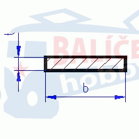 Mosazný pás - Albion Alloys  0.6 x 25 mm - 3ks 