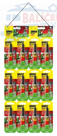 UHU Super Glue Liquid 3 g Jumbo Card