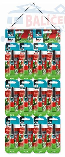 BISON SUPER GLUE LIQUID 3 g Jumbo Card