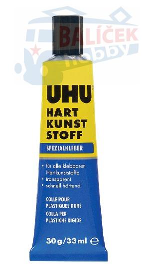 UHU Hart Kunststoff 33 ml/30 g - na tvrdé plasty