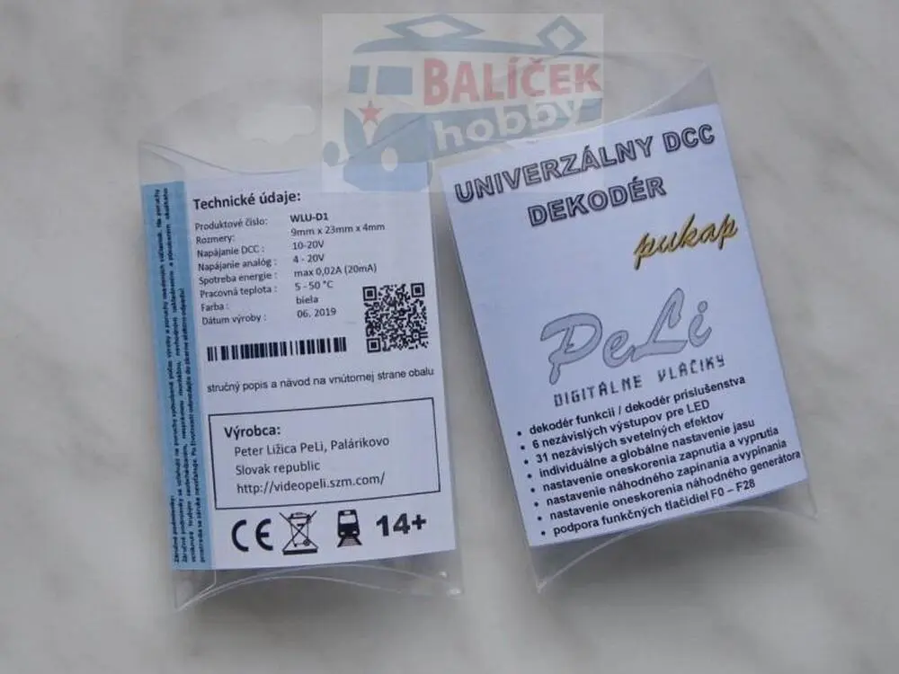 Universální modul pro osvětlení vozů D1 - Peli