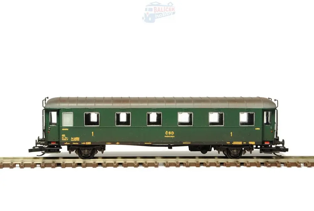 Osobní vůz Ae „Rybák“ ČSD, 7 oken 1:120