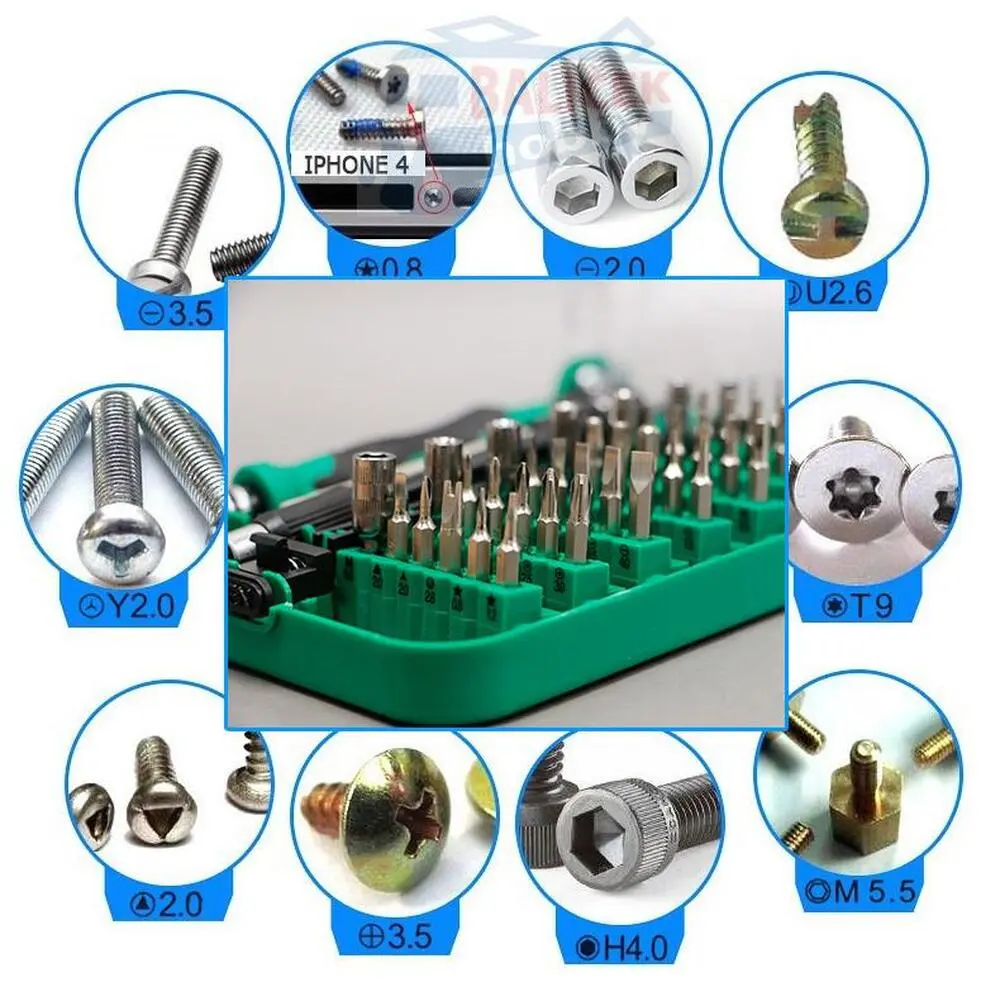 Sada šroubovacích mikrobitů vhodných na modely 60in1