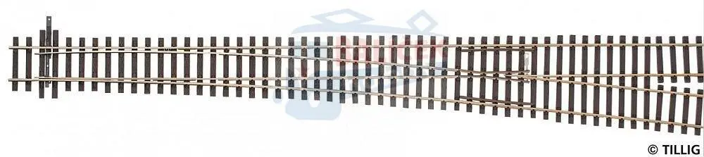 85346 Tillig H0 Bahn - EW6 - výhybka pravá, úhel srdcovky 6,34°