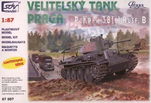 Praga Pz38 Ausf. B 1:87