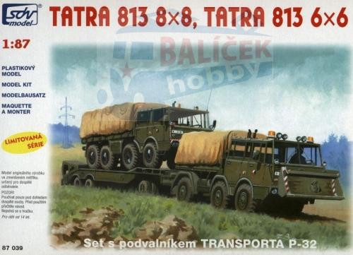  Tatra 813 6×6, Tatra 813 8×8, P-32 1:87