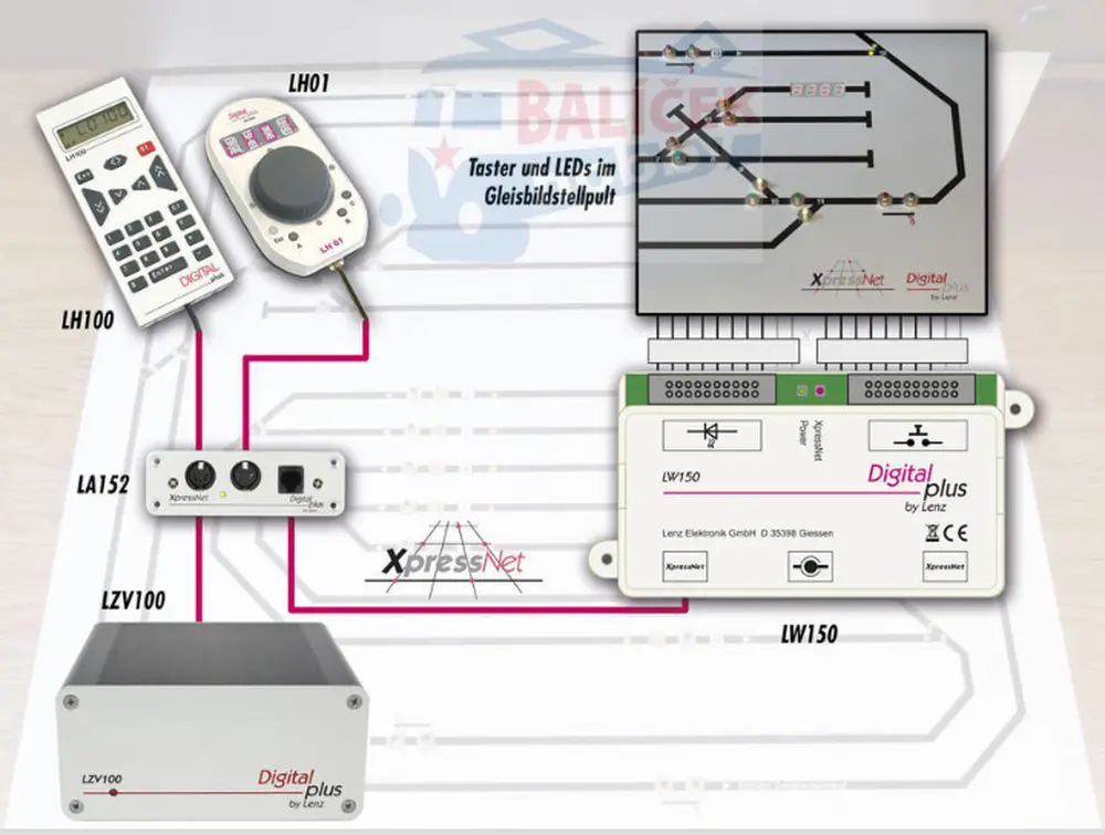 LW150 tlačítkový modul