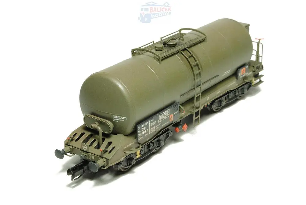 Kotlový vůz Zaes 30 ČSD 1:120