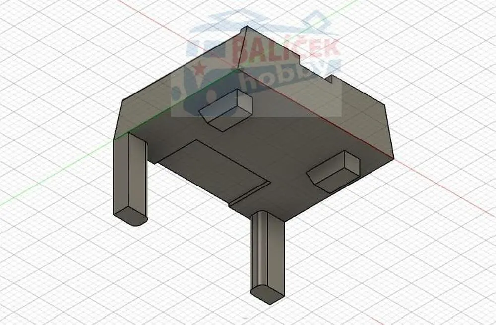 Ozvučnice pro BR218 Piko - TYP B - kompletní