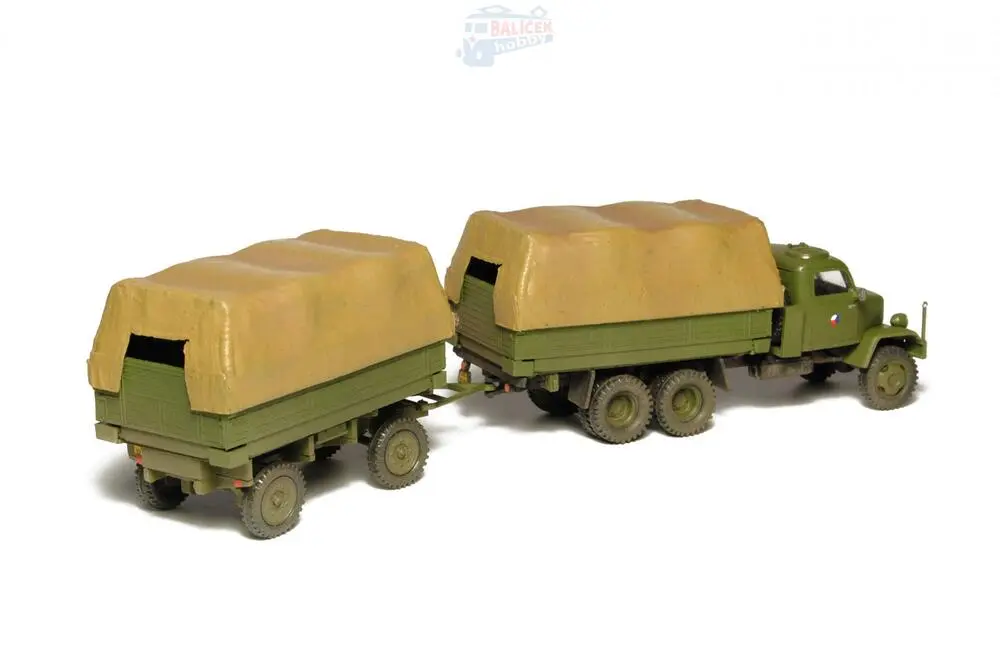 Praga V3S valník, přívěs A3V 1:87