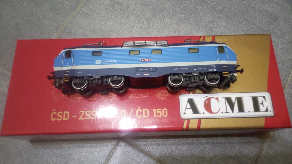 H0 - elektrická lokomotiva 150 222 ČD / A.C.M.E. 60335