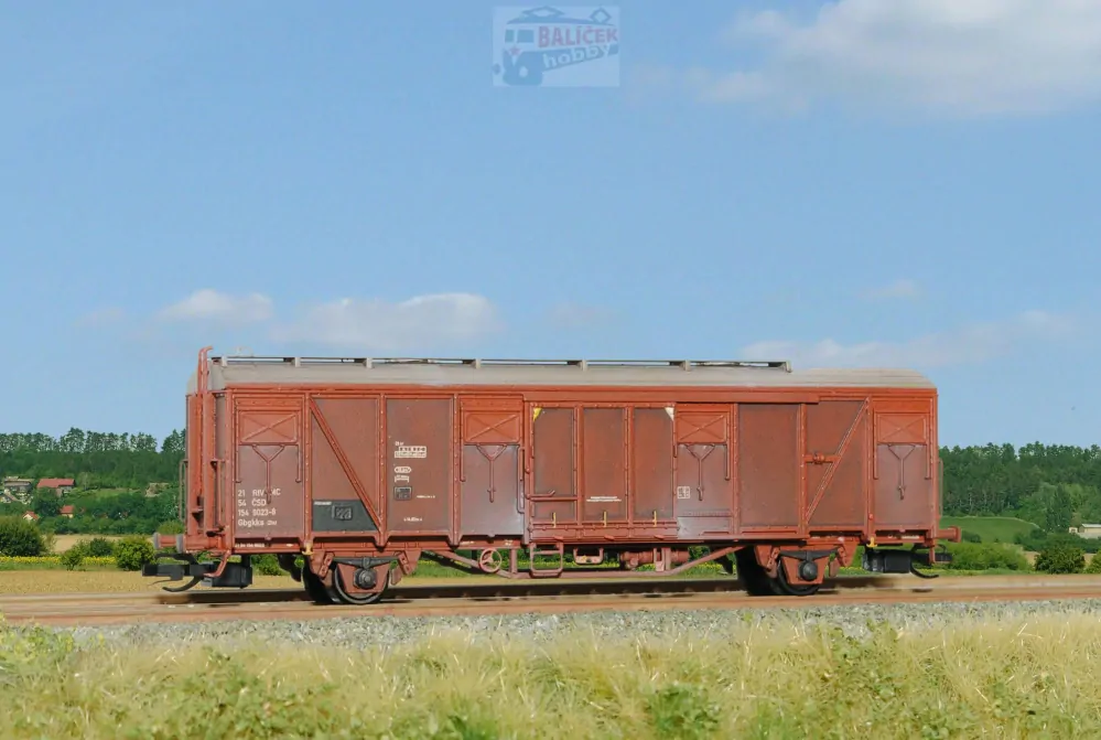  Krytý vůz Gbgkks 12 ČSD 1:120