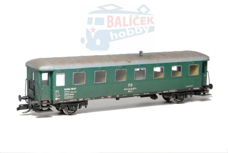 Osobní vůz pro vojenské přepravy Be-k/Baa-k ČD/ČSD 1:120