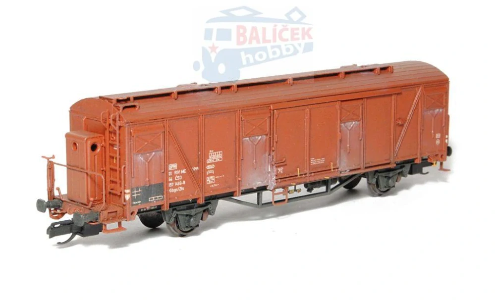 Krytý vůz Gbgs/Zts 10 ČSD 1:120