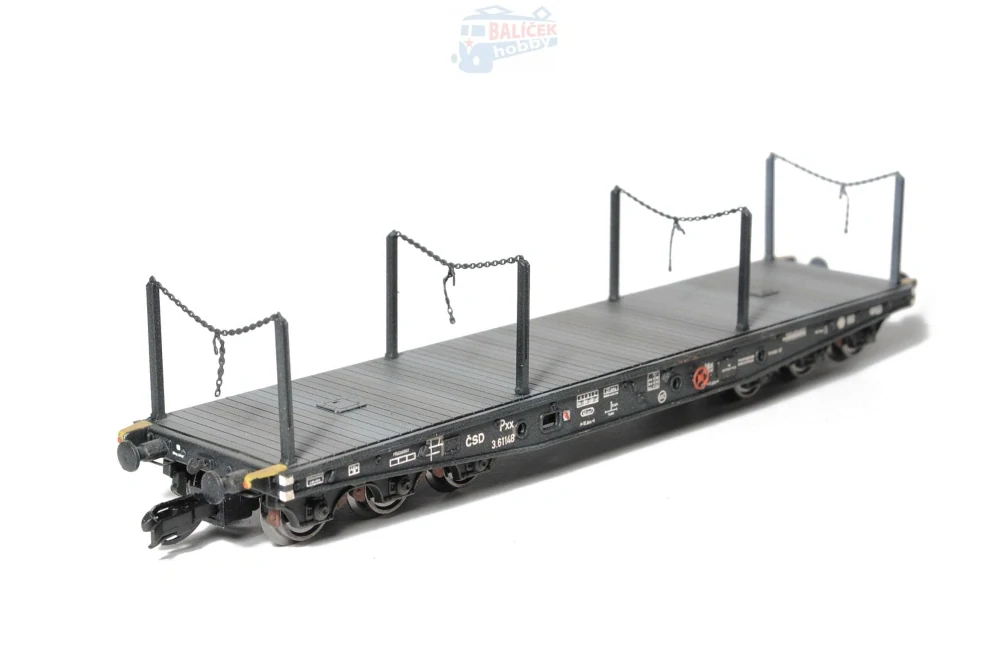 Plošinový vůz Sammp/Pxx 10 ČSD 1:120