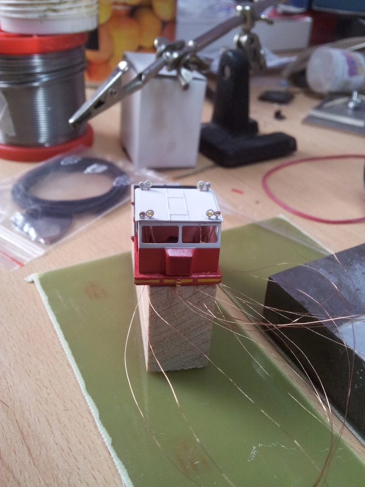 Úprava osvětlení lokomotiv, opravy