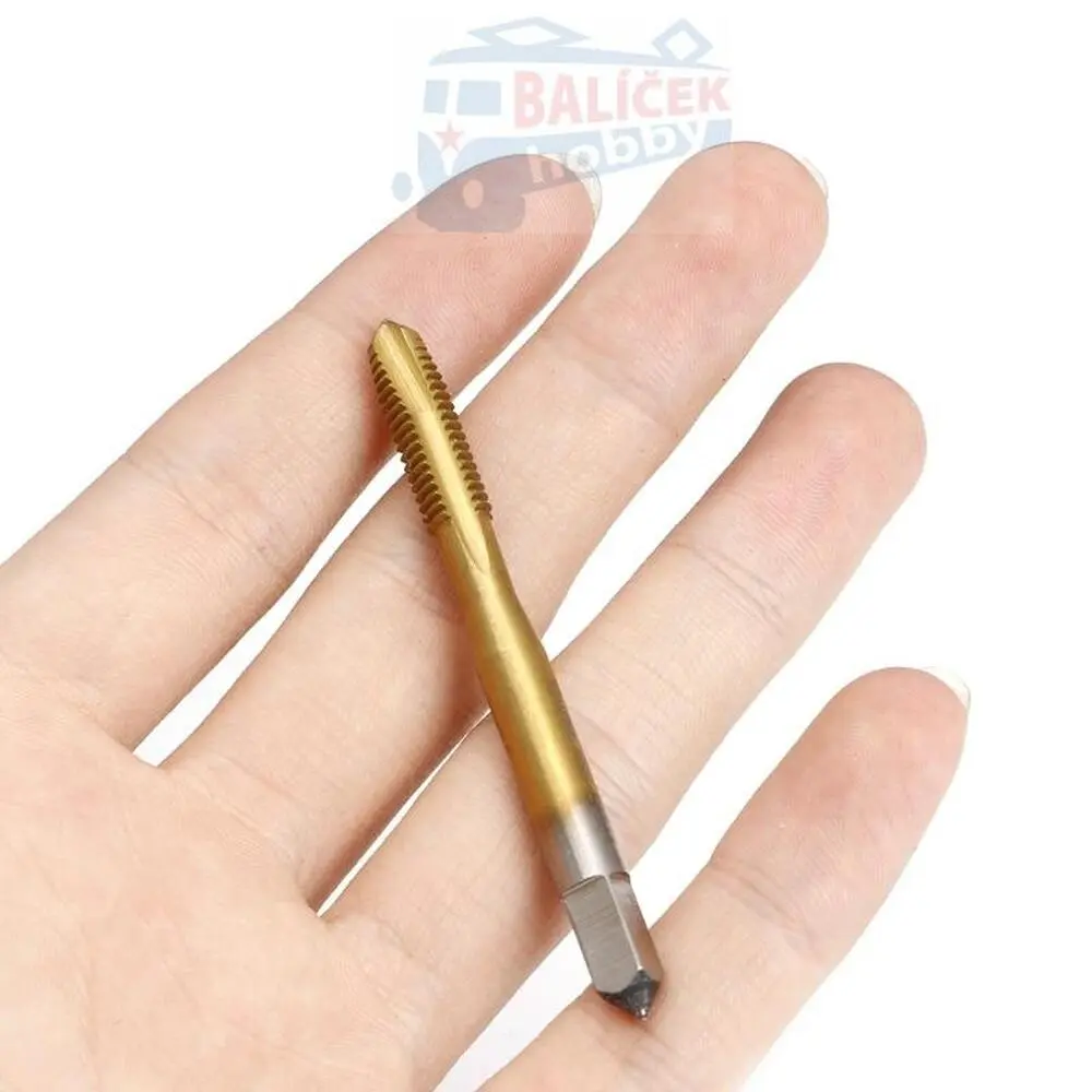 Závitím strojní M3 - titanový povlak