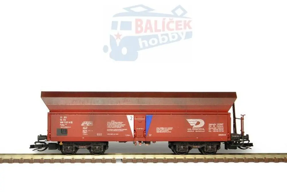 Samovýsypný vůz Falls 54 OKD, Doprava 1:120