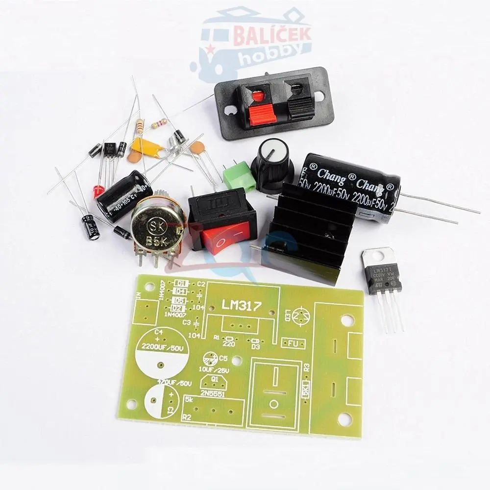 Měnič napětí AC/DC na DC 1A - stavebnice