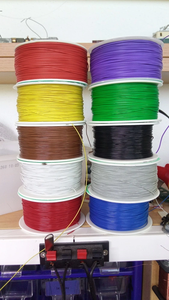 Drátek NMRA - oranžová - pevné jádro