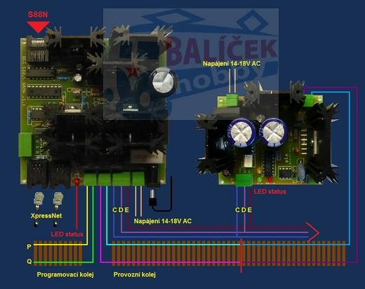 DCC booster 4A / DCC-B4A / STE 021