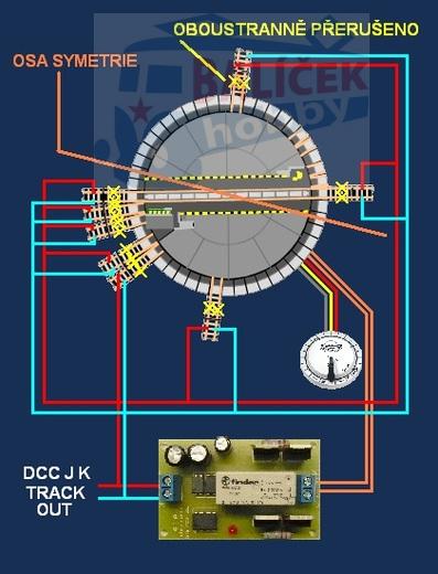 DCC - modul Reverz pro průjezd smyčkou / STE 023