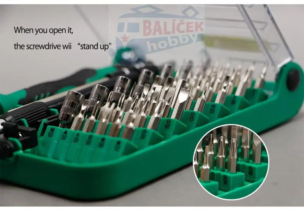 Sada šroubovacích mikrobitů vhodných na modely 60in1