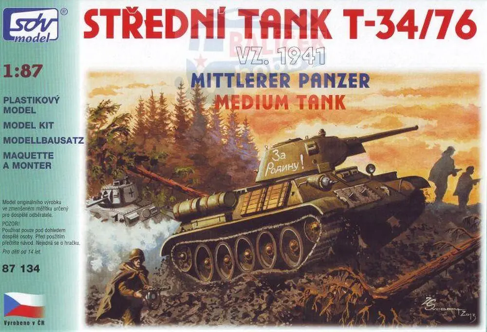 T-34/76 vz. 1941 1:87