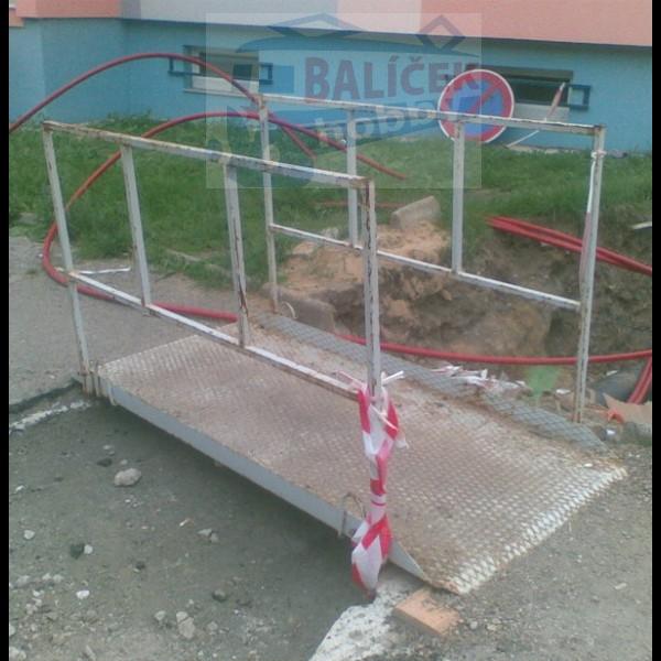 H0 - Provizorní přechod / lávka přes výkopy - typ 2