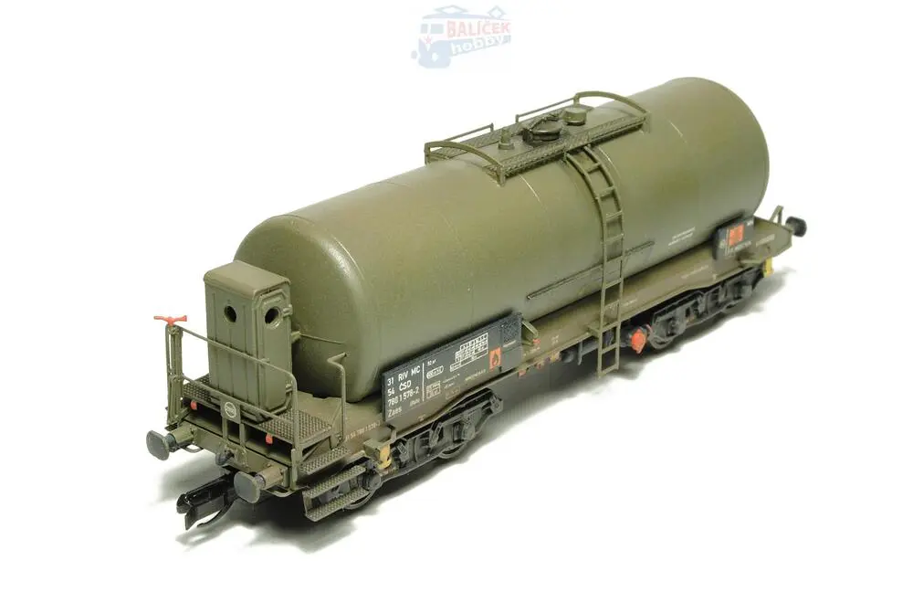 Kotlový vůz Zaes 30 ČSD 1:120