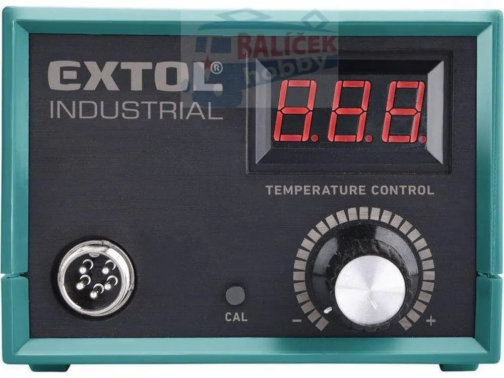 Stanice pájecí s LCD a el. regulací teploty, záruka 3 roky EXTOL-INDUSTRIAL