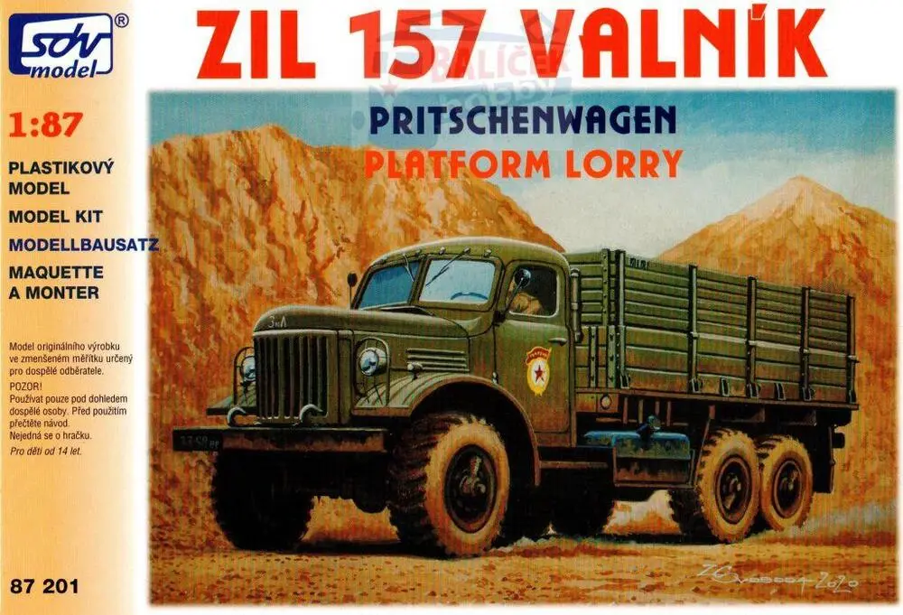  Zil 157 valník 1:87
