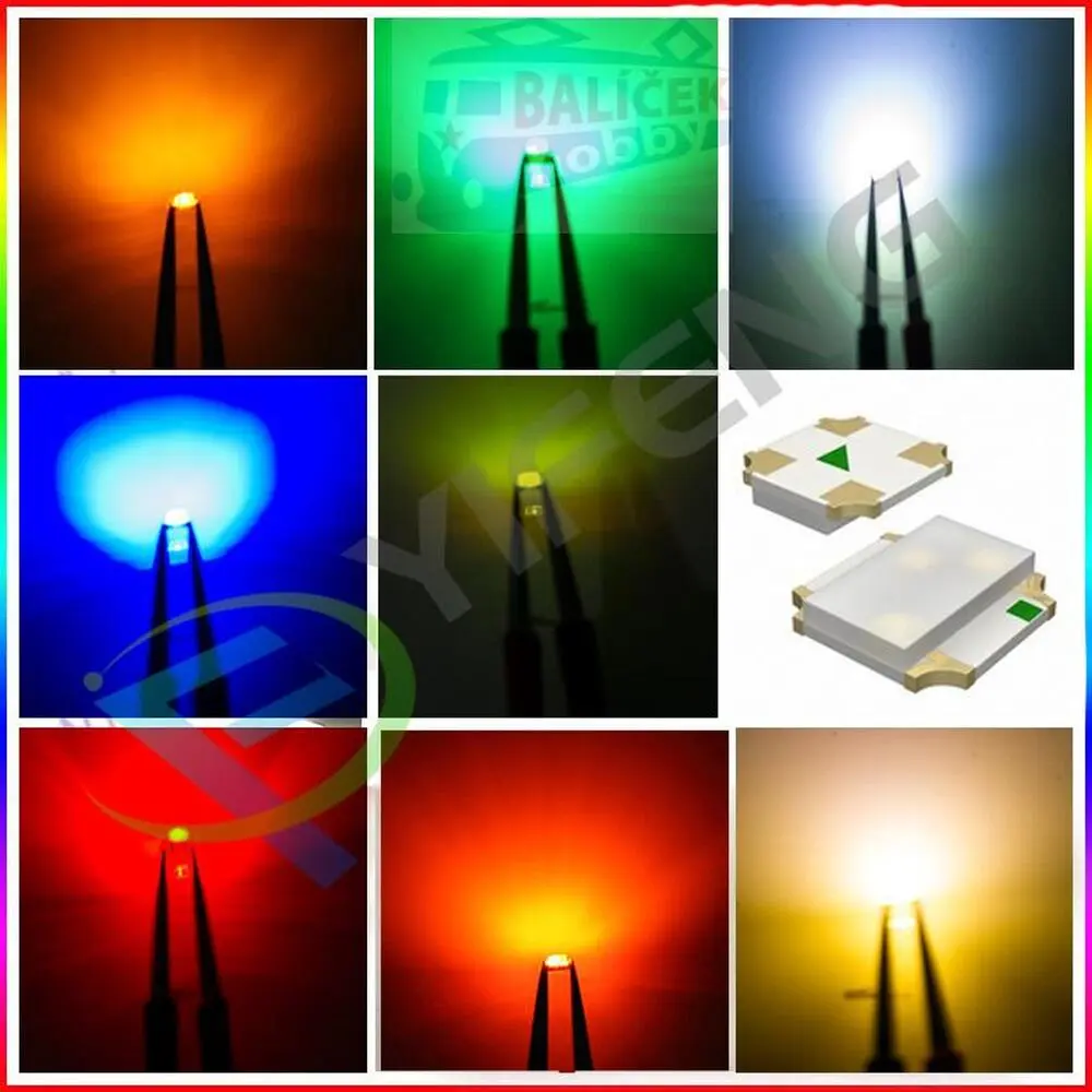SMD Led - 0402 - studená bílá