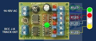 Dekodér pro návěstidlo DCC-2Sem-uni / STE 006